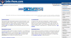 Desktop Screenshot of info-pene.com